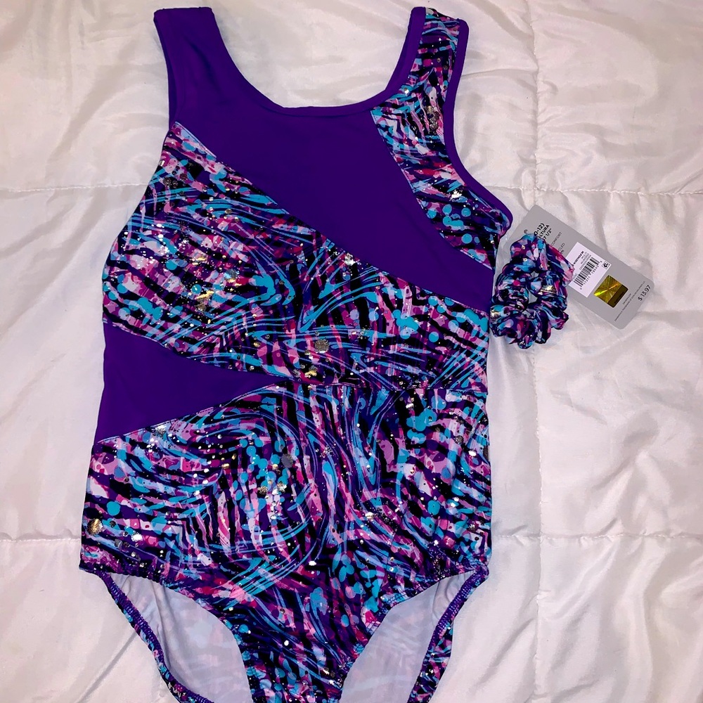 Leotard gymnastics dance danskin 10 12